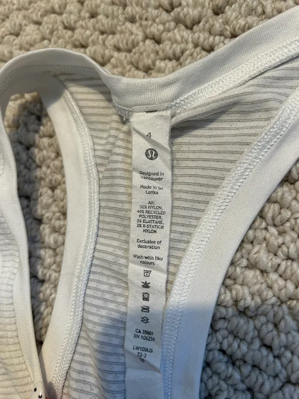 Lululemon Swiftly Tech Racerback Tank 4 White - Image 4