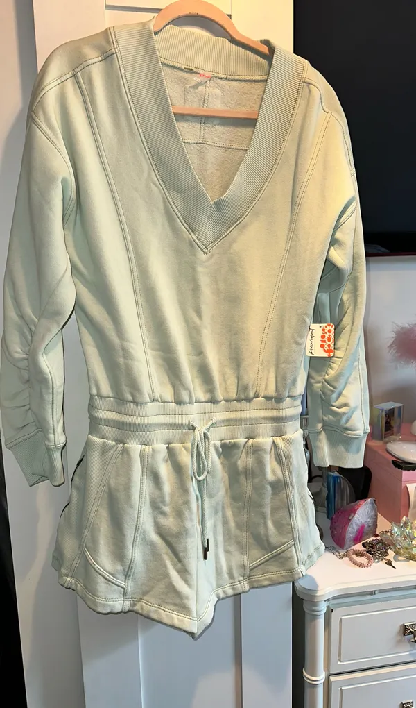 NWT Free People Intercept Romper In Pistachio Sold Out Color - Image 11