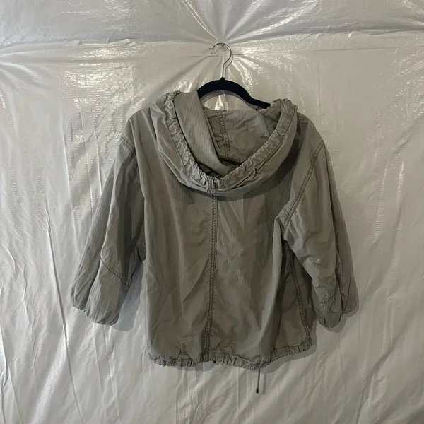 Free People Green Utility Jacket Size Small - Image 6