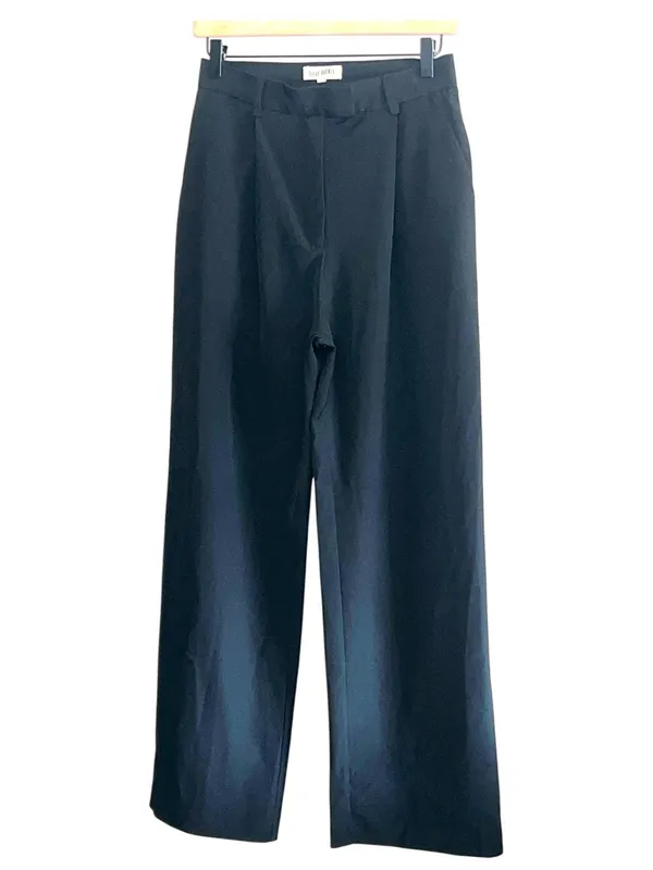 Djerf Avenue Favorite Pants Quiet Luxury Relaxed‎ Wide Leg Trouser XS - Image 2