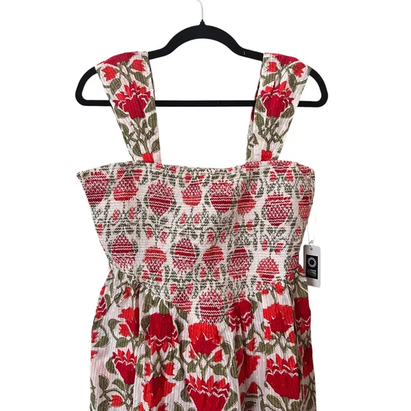 SAYLOR Yordana‎ Floral Smocked Mini Dress Large NEW NWT - Image 4