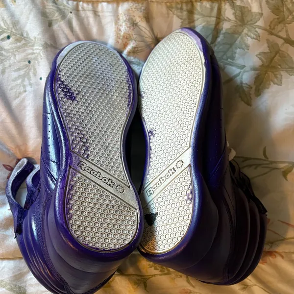 Reebok “Freestyle” Classic Purple and White High-Tops - Image 6