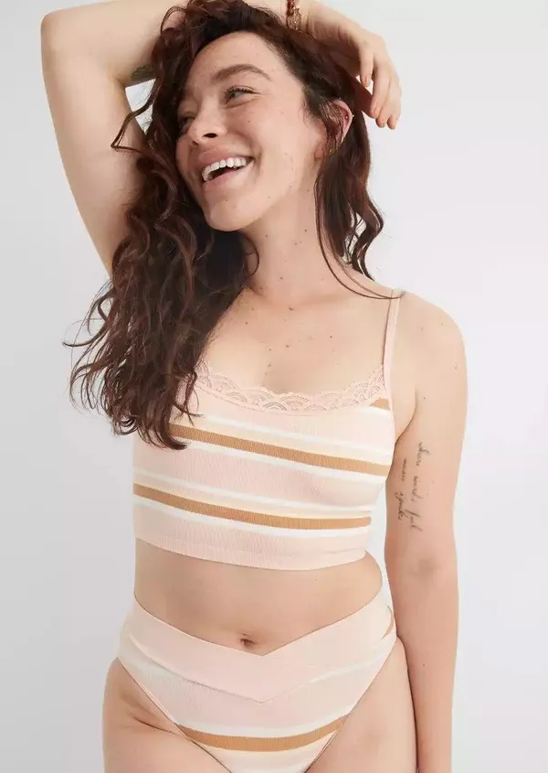 Aerie Striped Cropped Cami - Image 2