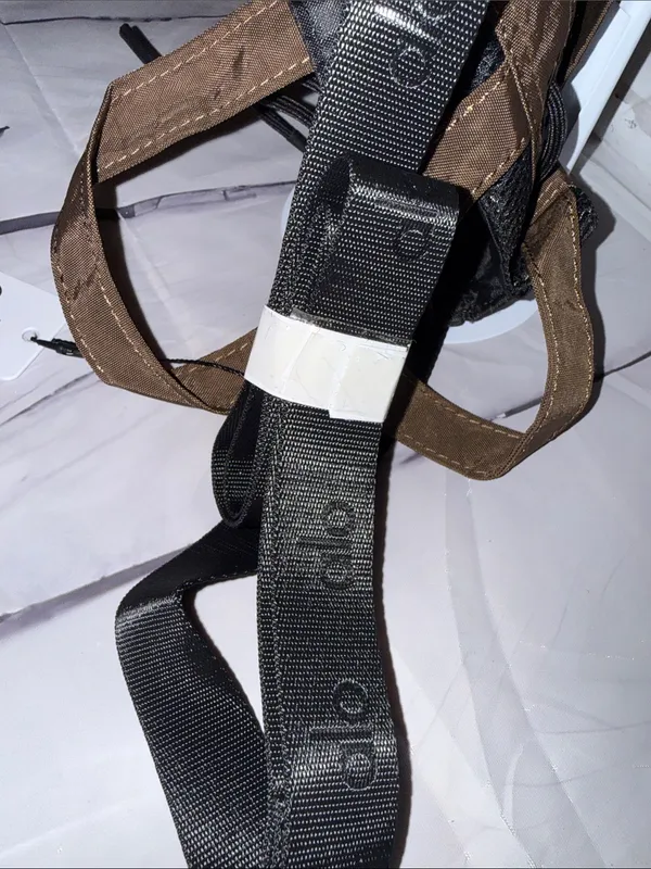 Alo Yoga Crossbody Bucket Bag in Expreso Brown Nylon - Image 8