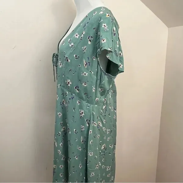 Showpo Secret Cure Mini Dress Mint floral 14 - Image 5