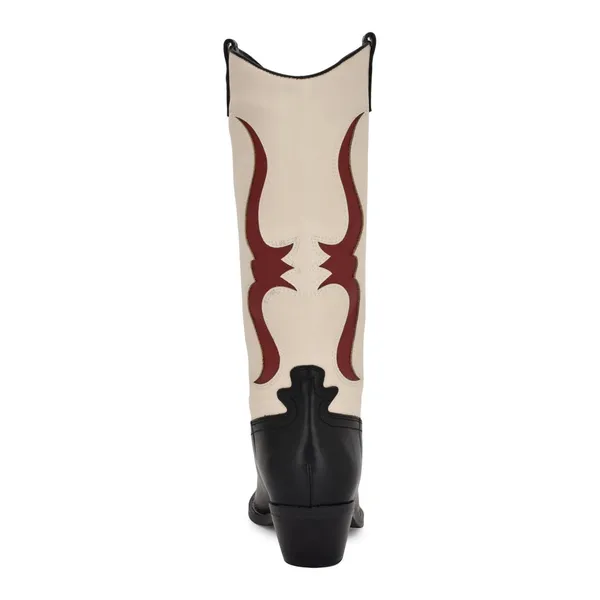 Nine West Cwyft Western Boots Faux Leather Size 9M NEW! - Image 4