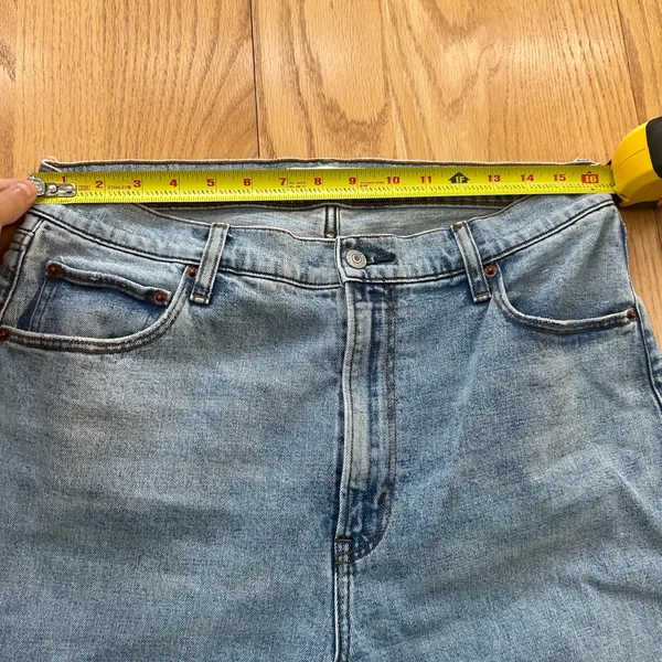 Abercrombie & Fitch The 90's Slim Straight Ultra High Rise Jeans Size‎ 31 12L - Image 5