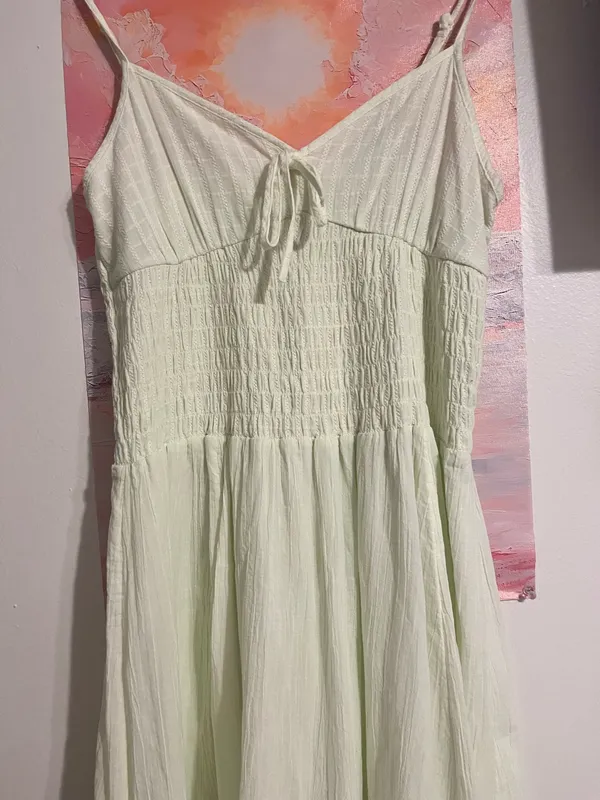 American Eagle Light Green Dress - Image 2