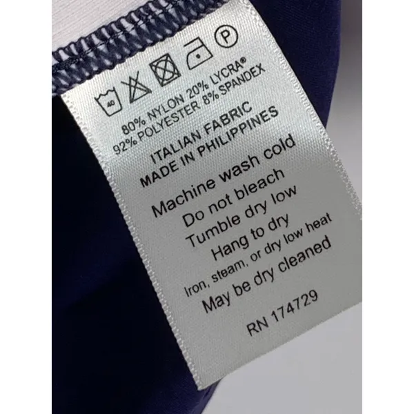 KINONA Golf Top Women S Navy Pink White Sleeveless 1/4 Zip Colorblock NWT - Image 9