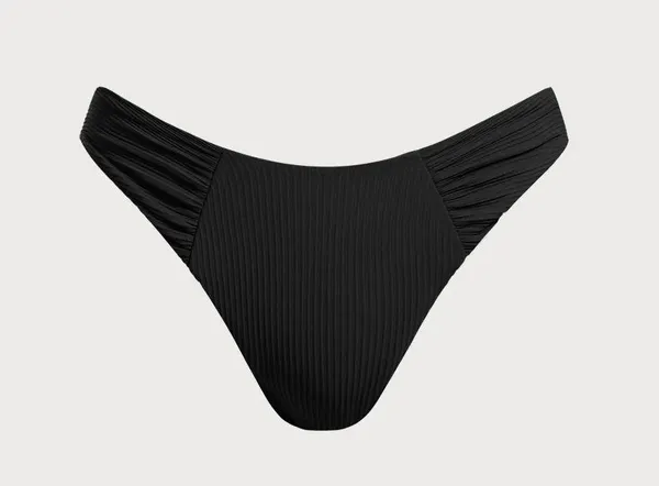 Berlook Black Ruched Knot Bikini Top & Bottom - Image 6