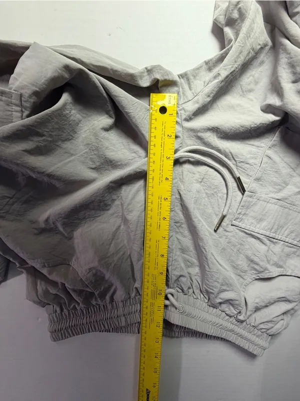 superdown Light Gray Wide-Leg Cargo Joggers - Image 5