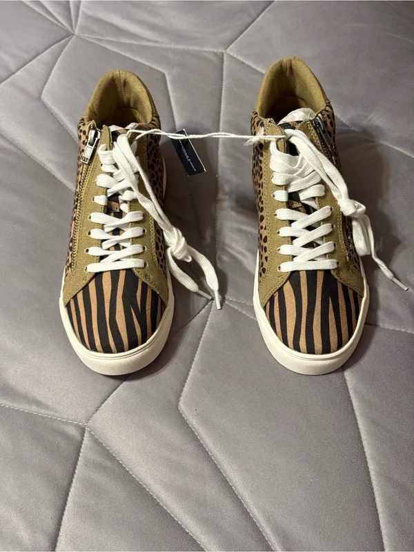 American Eagle Faryl Robin Animal Print High Top Sneakers Size 7 NWT - Image 8