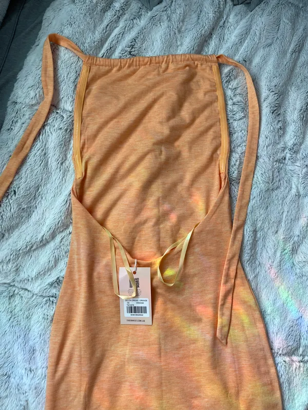 Tiger Mist NWT dillon dress orange - Image 5