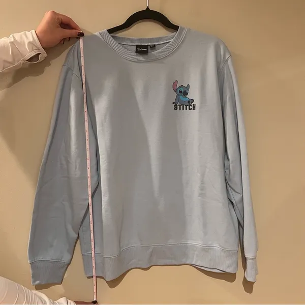 Disney Light Blue Stitch Crewneck - Image 5