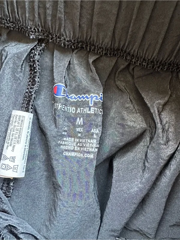 Champion Black High-Waist Athletic Shorts with Drawcord - Image 7