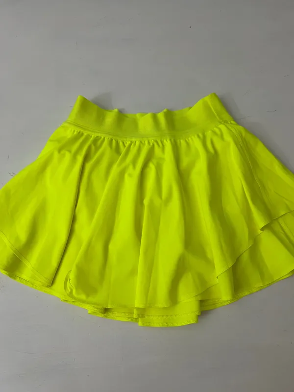 Lululemon Court Rival High-Rise Skirt Highlight Yellow - Image 3