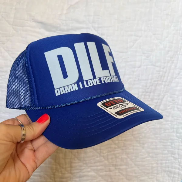 Damn I love football trucker hat - Image 2