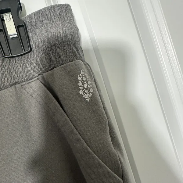 Free People Movement Sunny Skinny Joggers Women XS Gray Cotton Blend Sweatpants - Image 3
