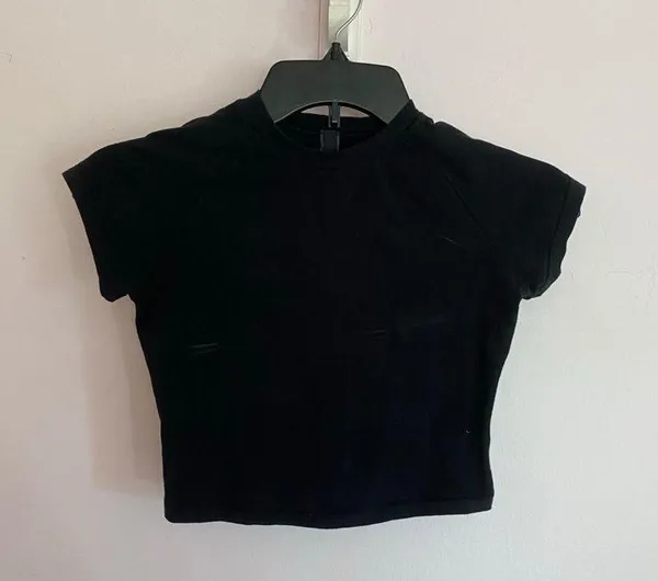 New Vintage Cropped Raglan T-Shirt - Image 2