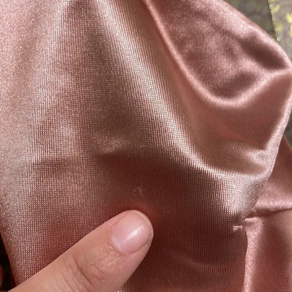 Lulus impressive style mauve satin halter bodycon mini dress, size L NWT - Image 7