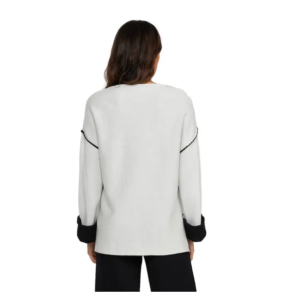 Badgley Mischka Double‎ Faced Sweater Knit Top Size Large - Image 3