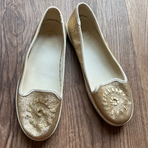 Jack Rogers Mila Gold Glitter Slip Ons 9 - Image 4