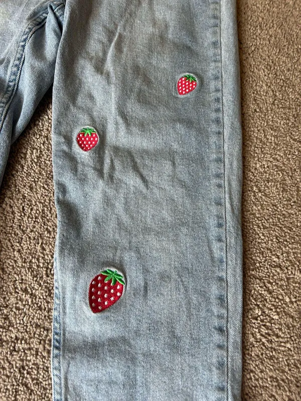 Strawberry Jeans Blue Size 7 - Image 2