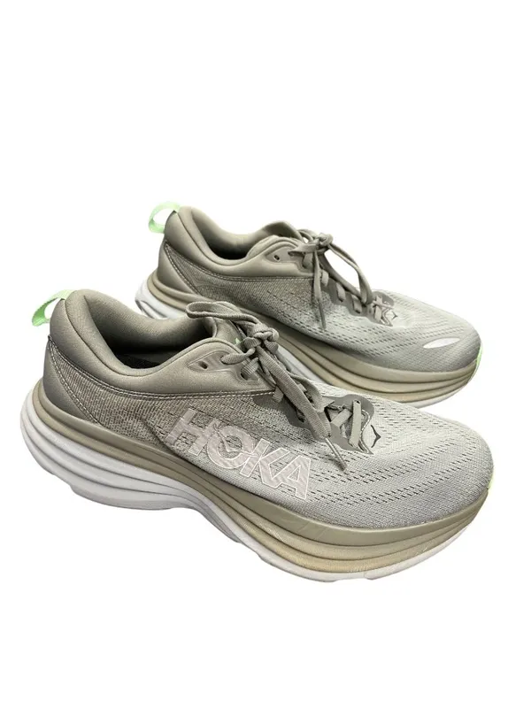Hoka Bondi 8 wms gray green casual athletic running sneakers sz 9B SKU 10-209 - Image 15