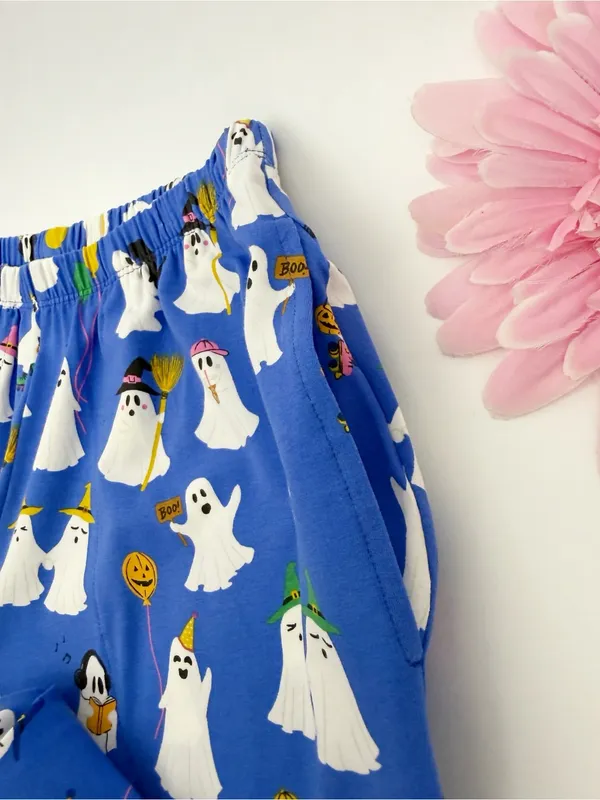 Bedhead PJs X Anthropologie That’s The Spirit Ghost Halloween Classic Jersey Set - Image 13