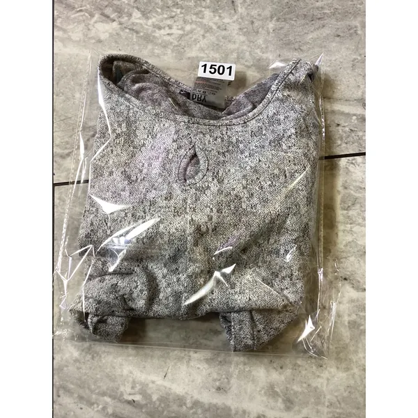 Gymshark Dry Grey Marl Long Sleeve Crop Top Keyhole Thumbhole Womens XS - Image 7