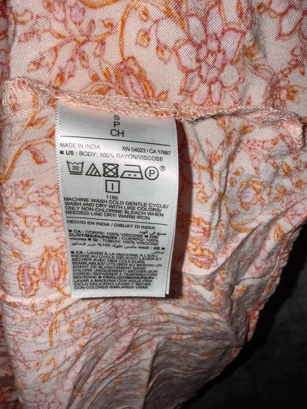 Old Navy Floral Cut-Out Long Sleeve Maxi Dress Size S - Image 4