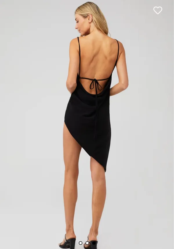 Amanda Uprichard Janet Dress Black - Image 3