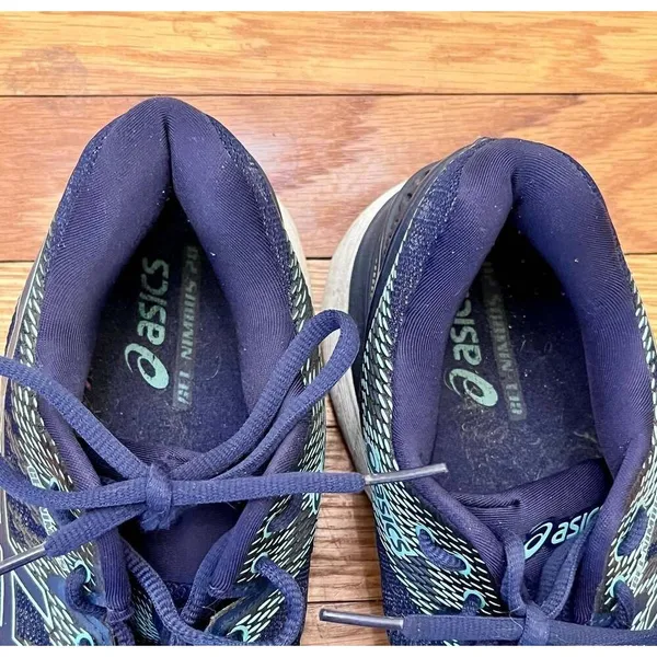 Asics Gel-Nimbus 20 Navy Blue Running Shoes Sneakers Women's Size 8 Jogging - Image 3