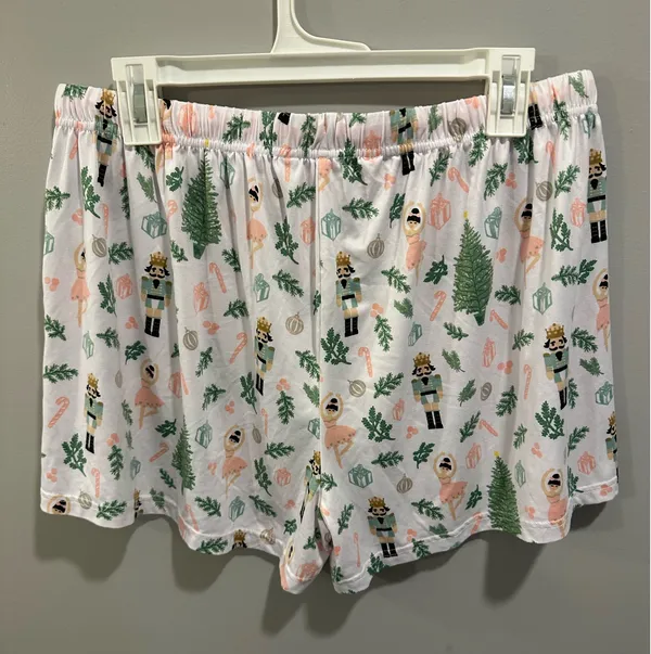 The Royal Standard Preppy Nutcracker Christmas Holiday Sleep Shorts - Image 2