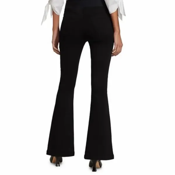 ✨J Brand Estellah High Rise Split Flare Pull Black Sz 27 Pants✨ - Image 4