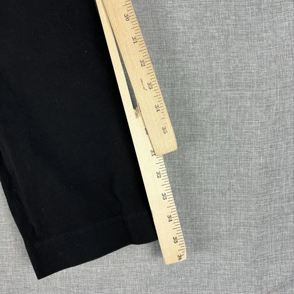 Lauren Ralph Lauren Pants Womens 4 Black‎ Chino Twill Flat Front Stretch Pockets - Image 8