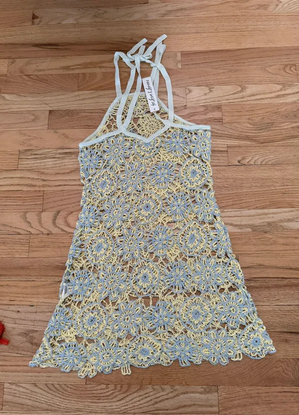For Love And Lemons Crotchet Cover Up Dress - Image 4