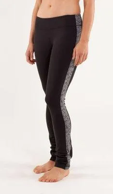 Lululemon Black & Gray Yoga Pants Full Length Leggings - Image 10