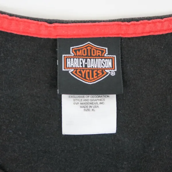 Y2K 2013 Harley Davidson Black Sequin Tank Top Size XL - Image 8