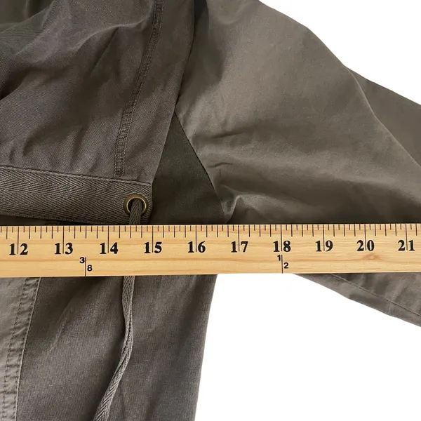 XCVI Y2k Size Small Army Green Utility Button Light‎ Jacket Going Out Academia - Image 7