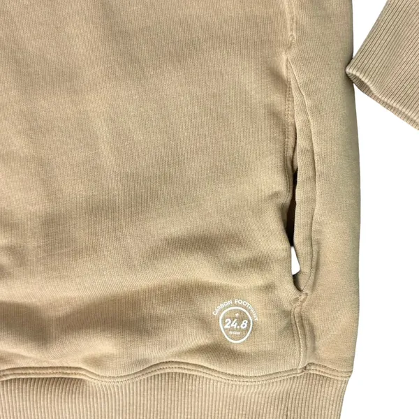Allbirds Tan Beige Hoodie Organic Cotton Hemp Tencel Sweatshirt Unisex Size L - Image 9