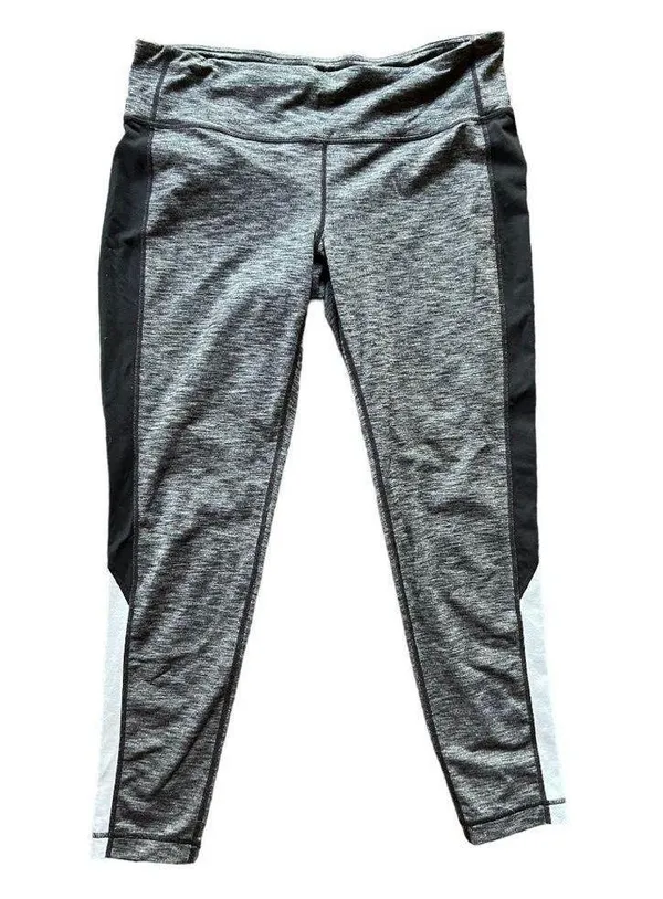 Athleta Colorblock Revelation Black Leggings Size XL - Image 5