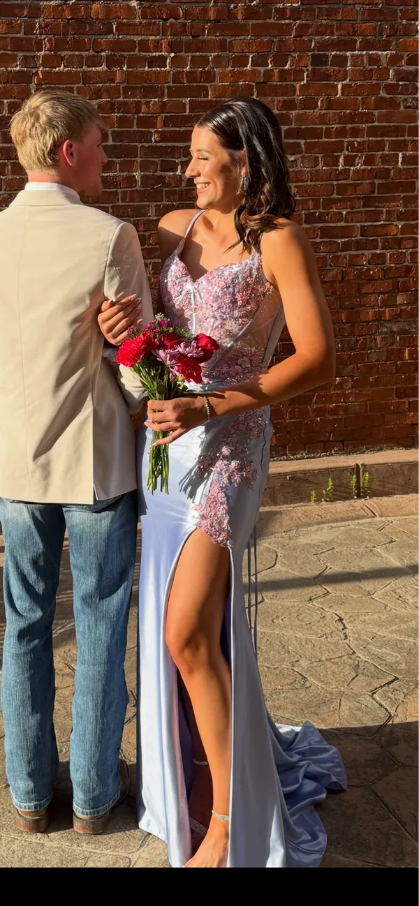 Light purple prom dress Size 4 - Image 3