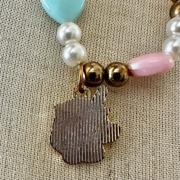 Pastel Heart Unicorn Beaded Necklace – Cute Kitsch Charm - Image 7