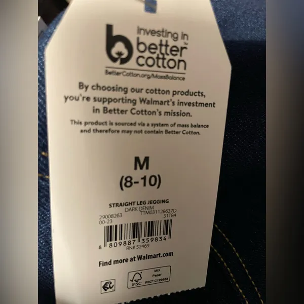 Time&Tru Maternity Jegging Med (8-10) SlimFit Dark Wash Denim Stretch NWT - Image 14