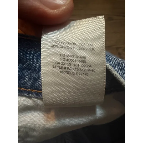 Denim Forum From Aritzia The Boyfriend Short High Rise Cut Off Short Sz 27 - Image 12