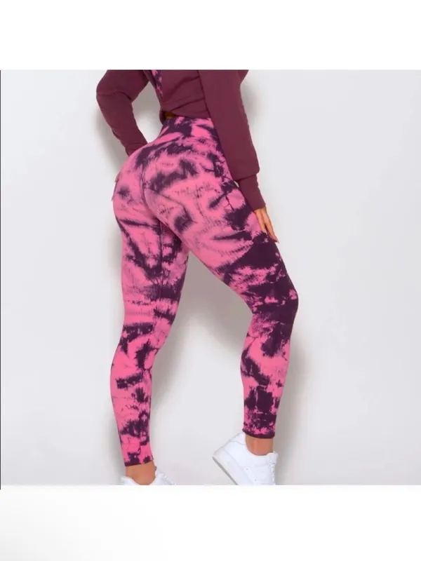 Bombshell Sportswear Tie Dye Seamless Leggings Size XS/S - Image 2