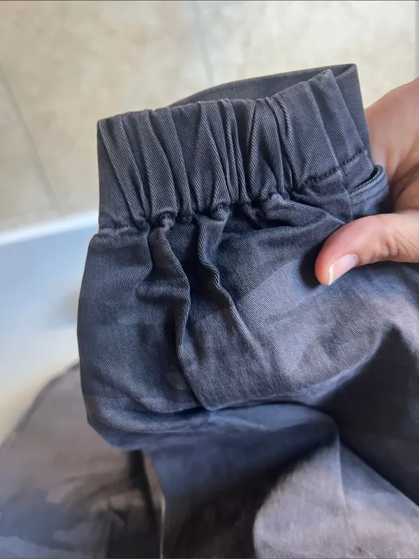 Express Charcoal Camo Utility Joggers - Image 8