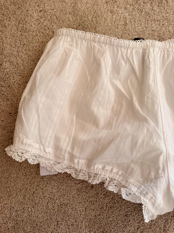 Princess Polly Micro Lace Trim Shorts - Image 2