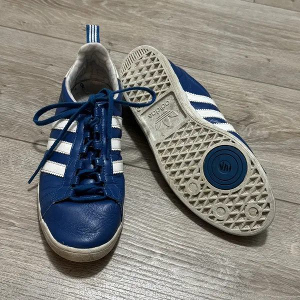 vintage Adidas Blue Strike‎ sneakers Size 7.5 US - Image 4